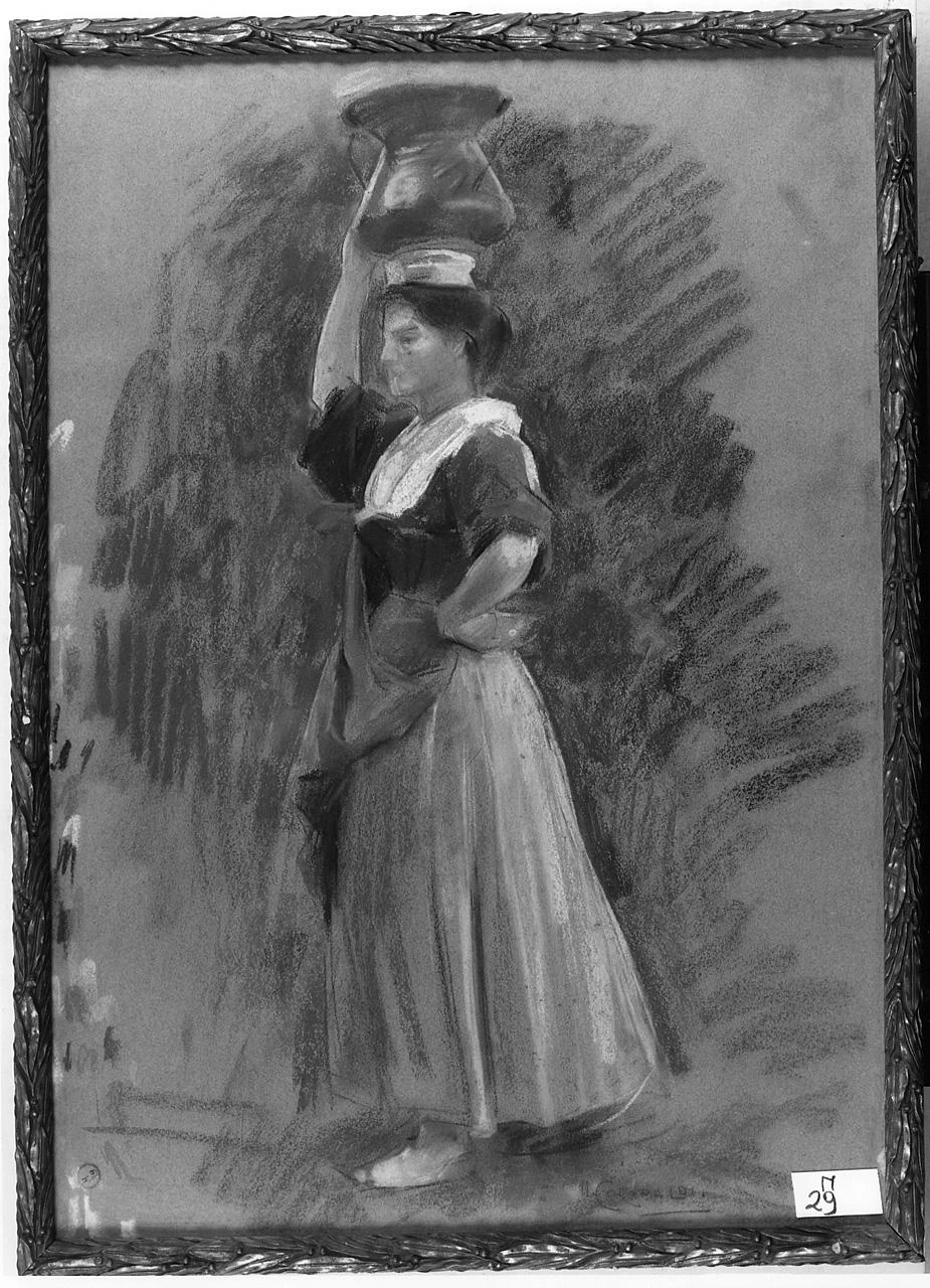 Contadina con brocca - Palazzo Galeotti, Museo Civico, Pescia